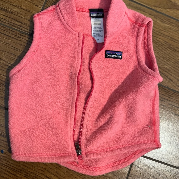 Patagonia Kids Fleece Vest - Pink - Picture 1 of 1